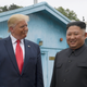 Donald Trump and Kim Jong Un at DMZ